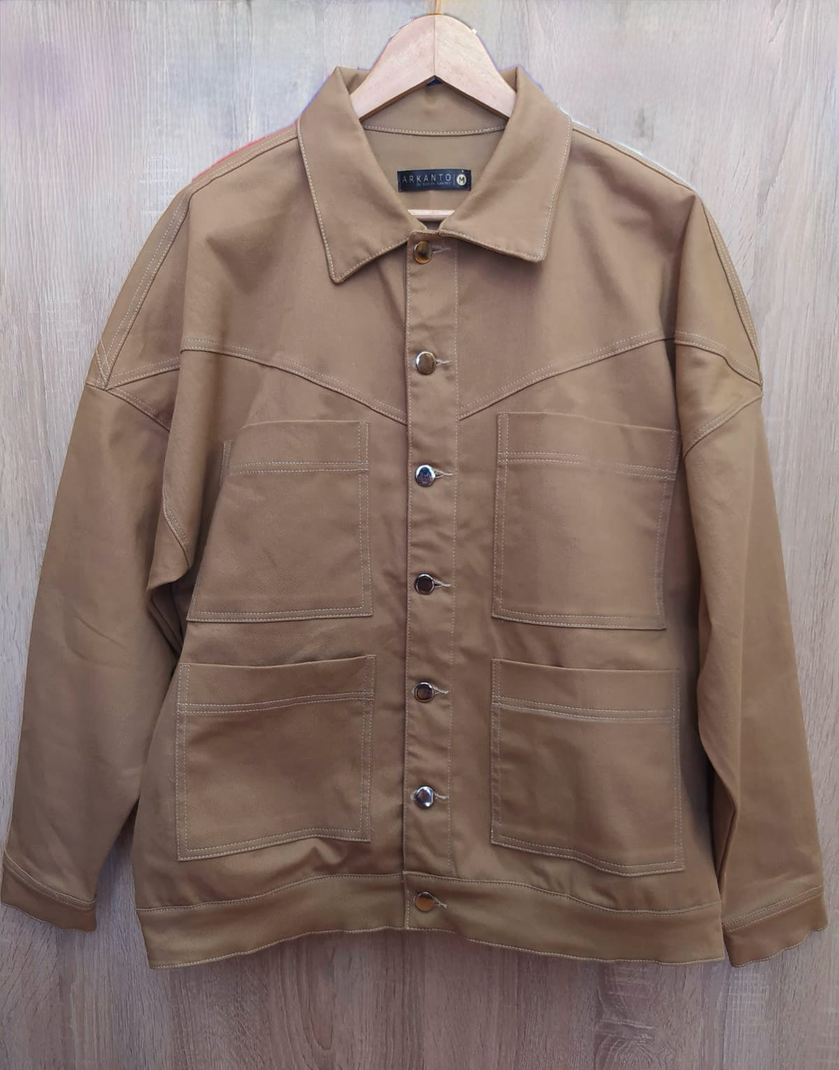 Chaqueta ANCLA ARENA oversize