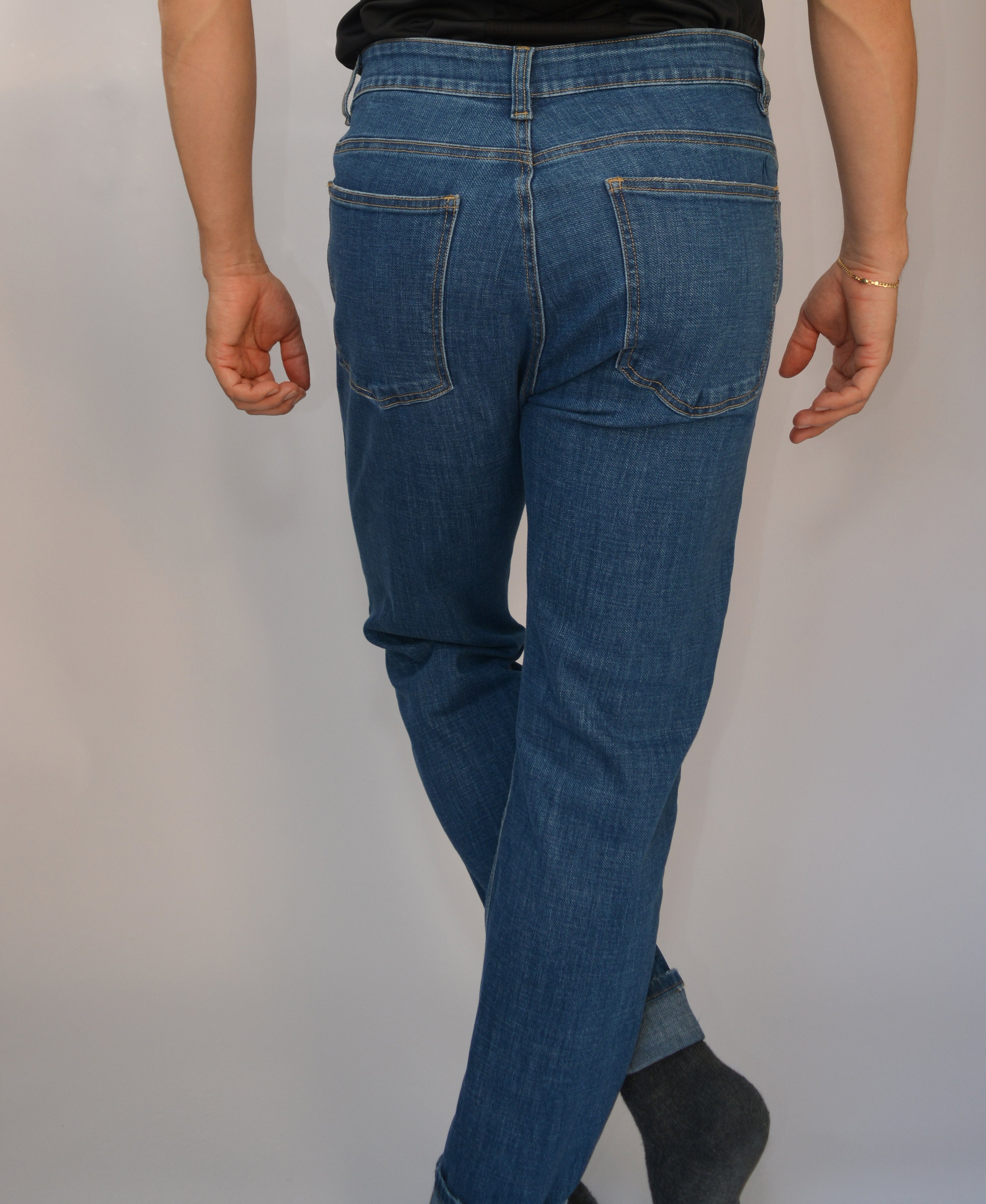 Jean Slim Taper AZUL MEDIO