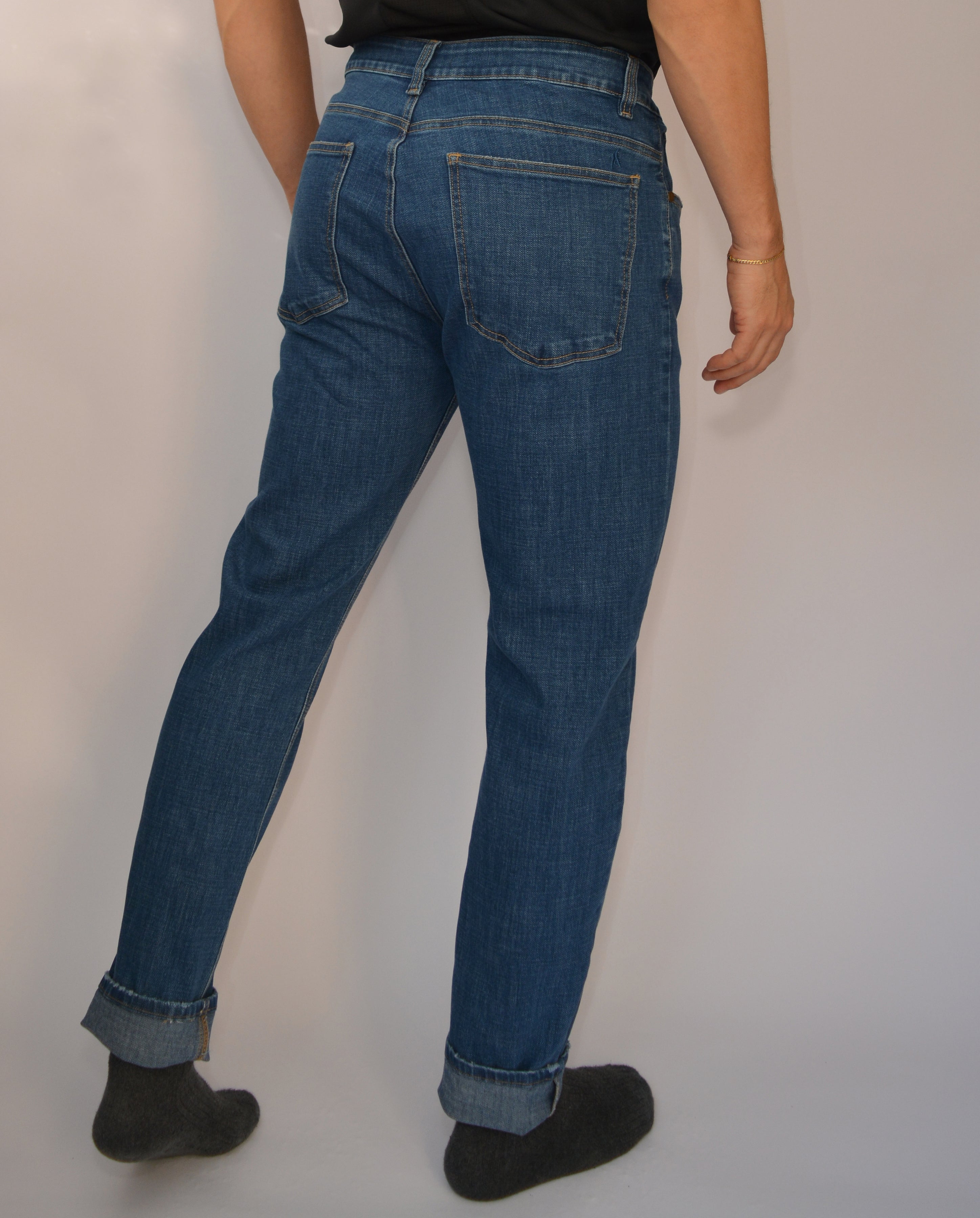 Jean Slim Taper AZUL MEDIO