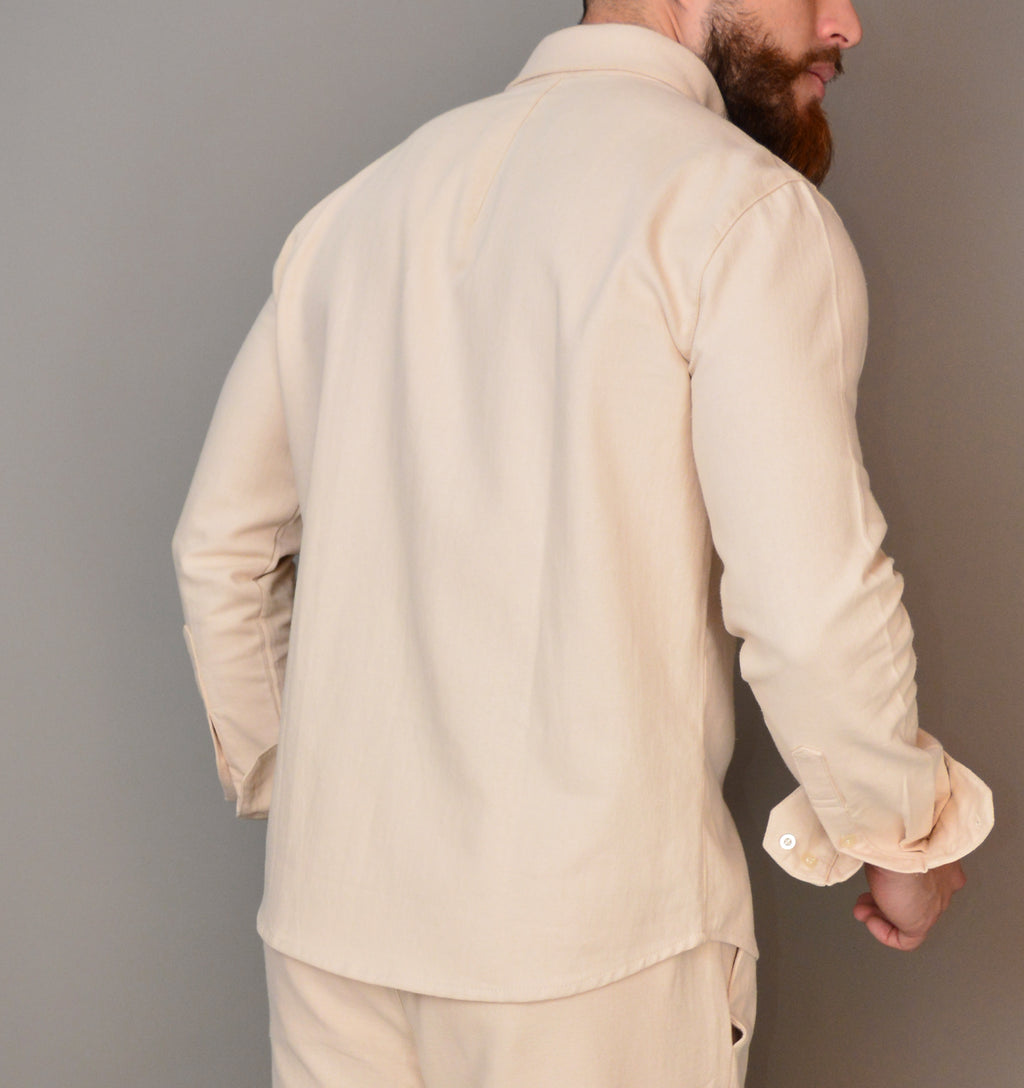 Camisa Algodon Manga Larga