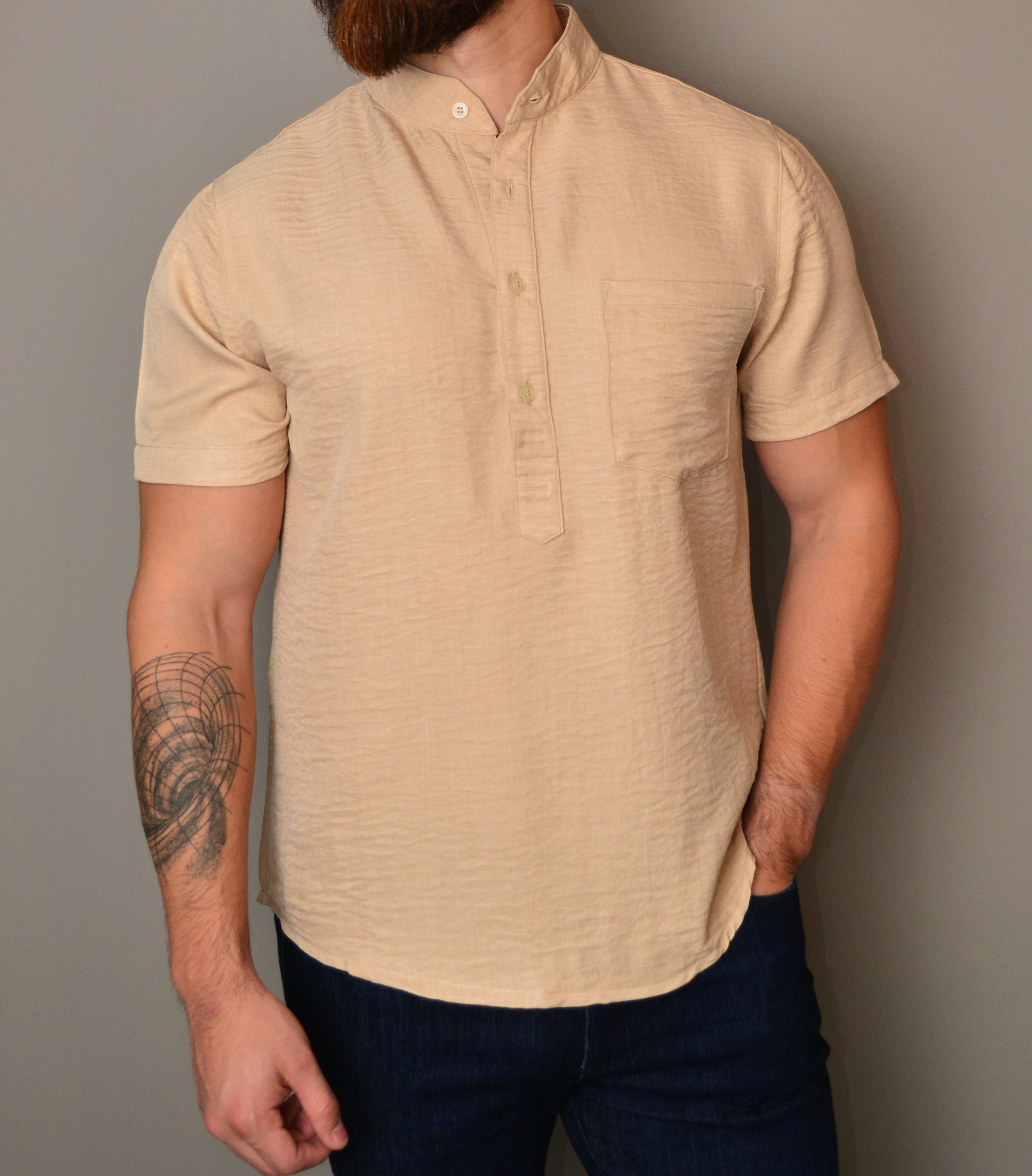 Camisa Relax Manga Corta