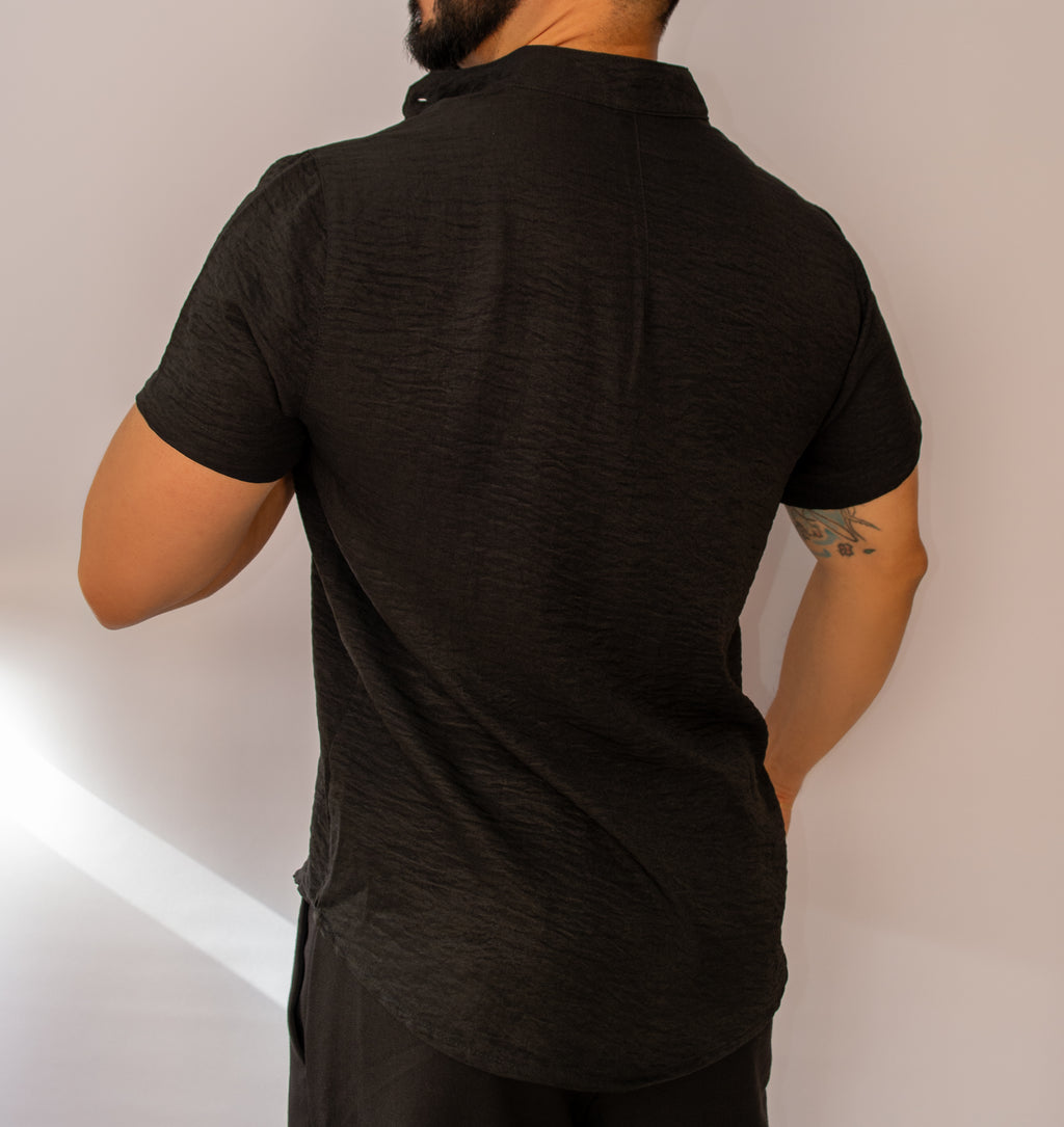 Camisa Relax Manga Corta NOCHE